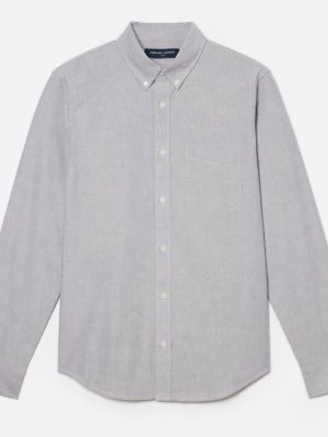 The Slim-Fit Japanese Oxford | Cloud Grey | Regular