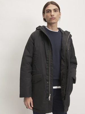 The ReNew Long Parka | Black