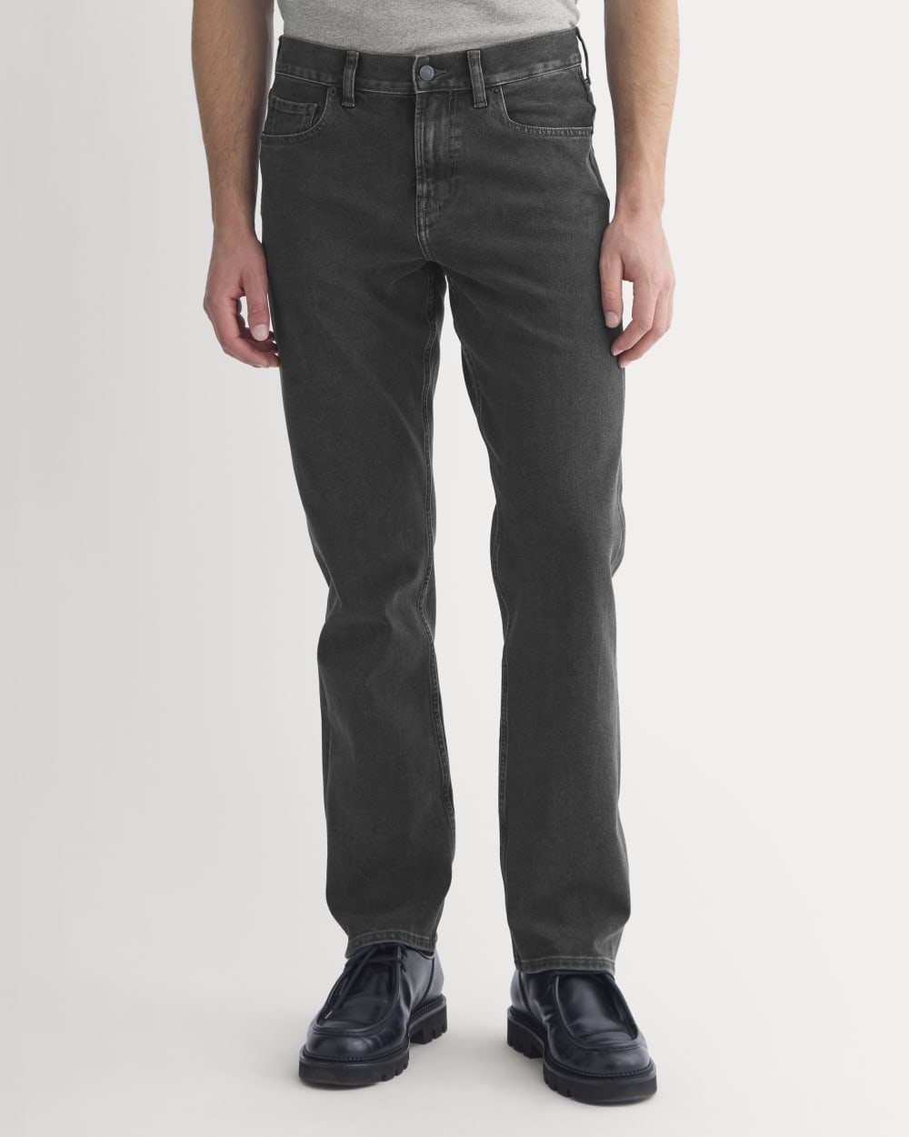 Straight-Leg Stretch Jean | Washed Black - Image 3