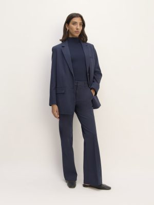The Bi-Stretch Flare Pant | Navy