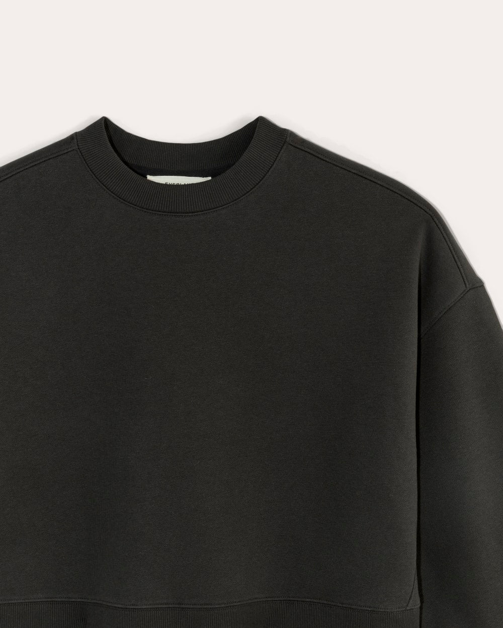 Luxe Fleece Sweatshirt | Black - Image 7