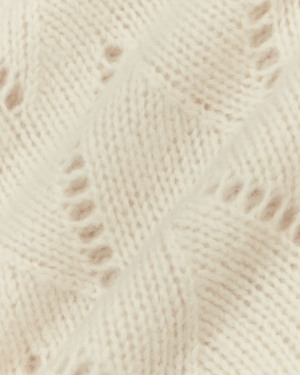 The Pointelle Sweater in Cloud | Bone - Image 6