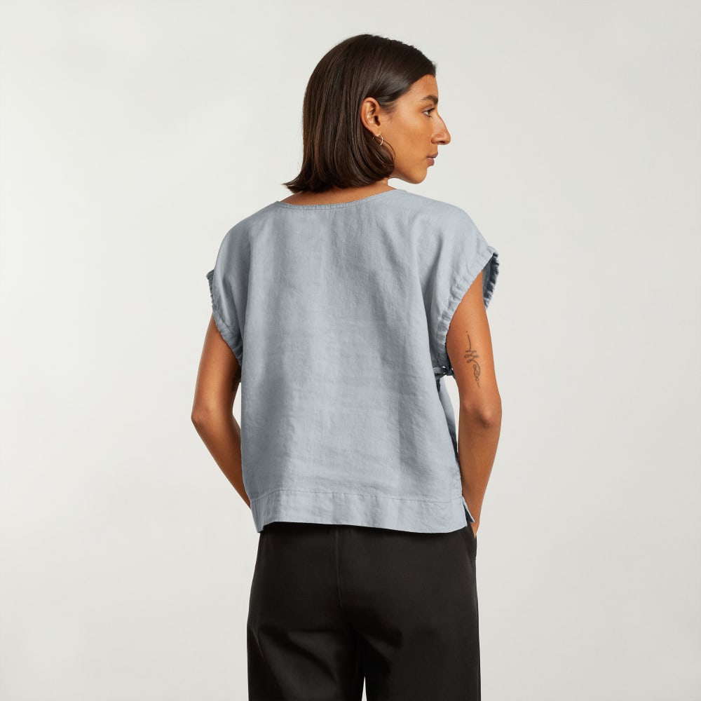 The Drawstring Tunic | Sky - Image 3