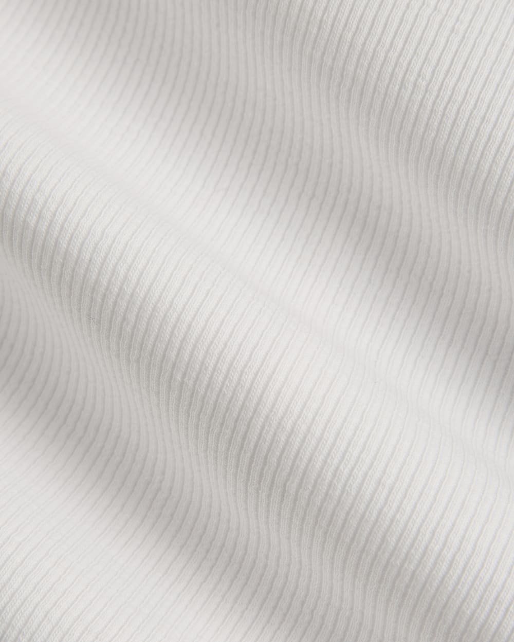 The Luxe Rib Funnel-Neck Tee | White - Image 6