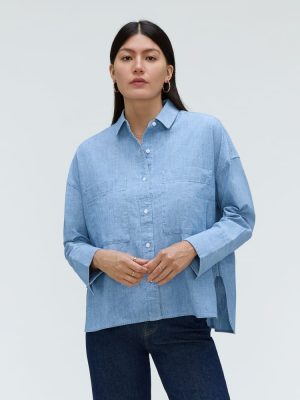The Boxy Oxford | Mid ReChambray