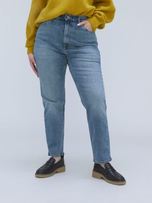 The Cheeky Hourglass Jean | Worn-In Mid Blue | 28.5 Inseam