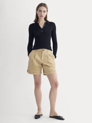 The Pleated Chino Short | Classic Khaki