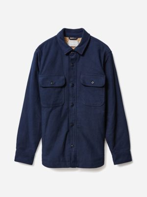 The ReNew Fleece-Lined Heavyweight Overshirt | Deep Navy