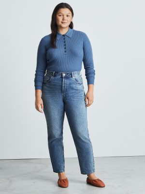 The '90s Cheeky Hourglass Jean | Vintage Mid Blue | 28.5 Inseam