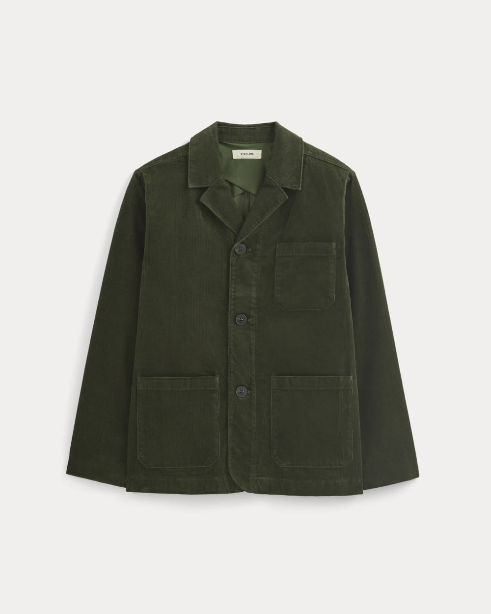Fine Wale Corduroy Chore Blazer | Dark Forest - Image 2
