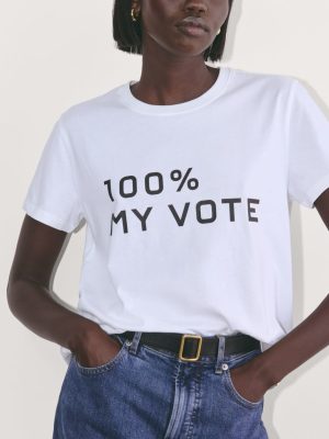 The Voter Tee in Essential Cotton | White