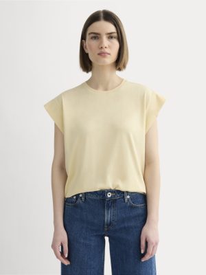 The Muscle Tee in Essential Cotton | Banana Crepe