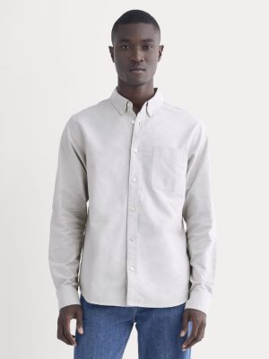 The Classic Oxford Shirt | Grey | Tall