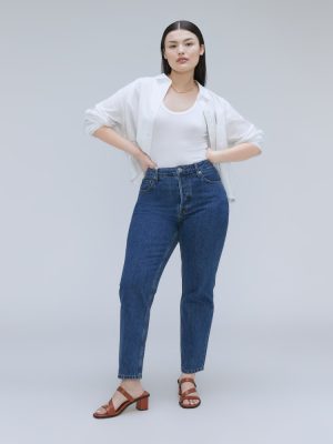 The '90s Cheeky Hourglass Jean | Deep Atlantic | 28.5 Inseam