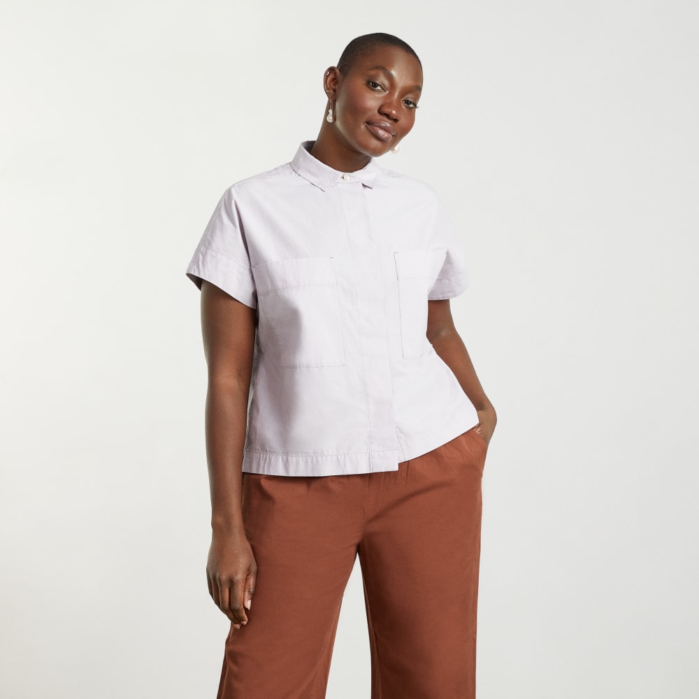 The Short-Sleeve Box Shirt | Dusty Lavender - Image 2