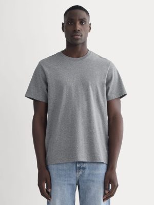 The Premium-Weight Crew | Uniform | Mid Heathered Grey