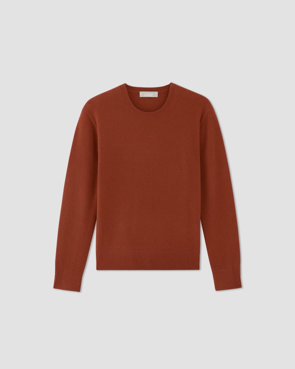 The Classic Crew in Cashmere | Rusted Red - Image 2