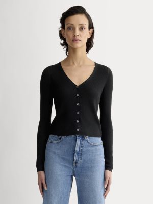 The Cardigan in Ultrasoft Merino | Black