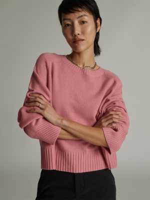 The Cashmere Boxy Crew | Bubblegum