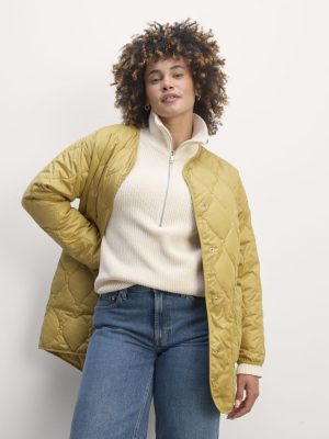 The Quilted Liner | Golden Oak