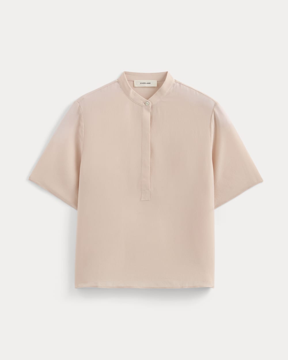 The Popover Top in Washable Silk | Soft Rose - Image 2