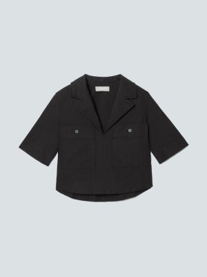The Oxford Popover | Black