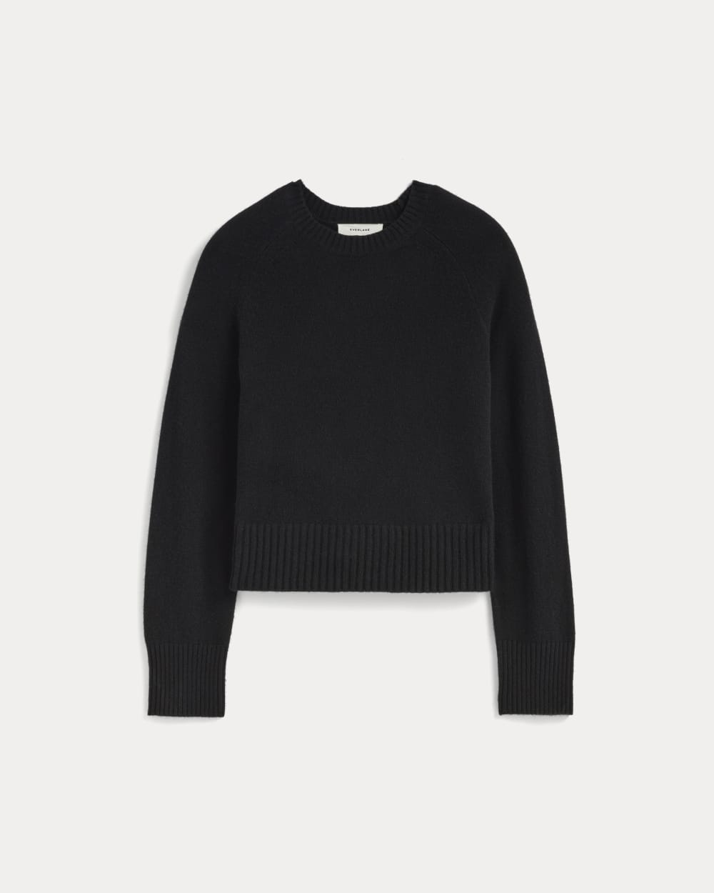 The Boxy Crew in Cashmere | Black - Image 2