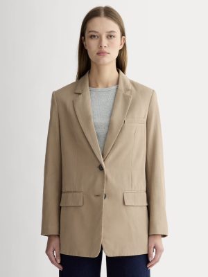 The Oversized Blazer in Buttersmooth | Ash Brown