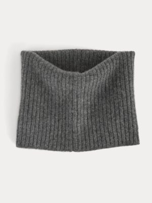 Cashmere Snood | Heather Mid Grey