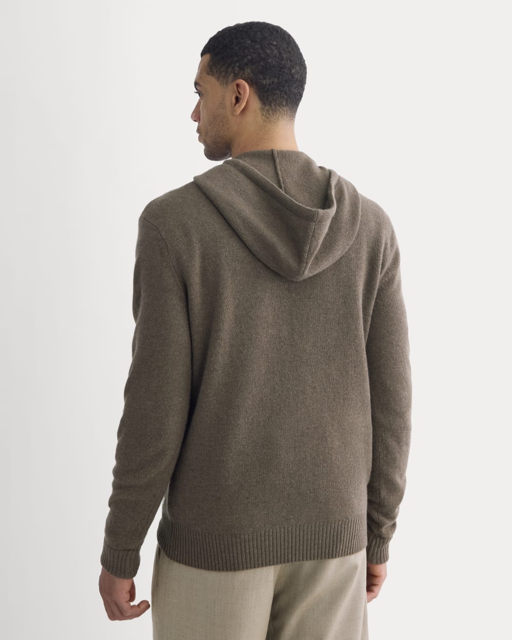 The Felted Merino Hoodie | Heather Chocolate Martini - Image 5