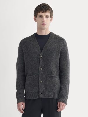 The Cloud Relaxed Cardigan | Heathered Soot