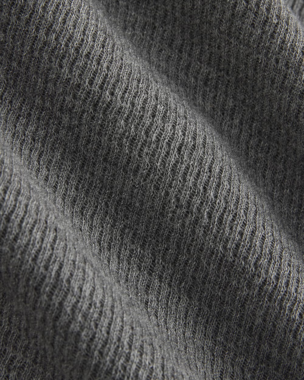 Shrunken Tee in Cozy Waffle | Heathered Charcoal - Image 6