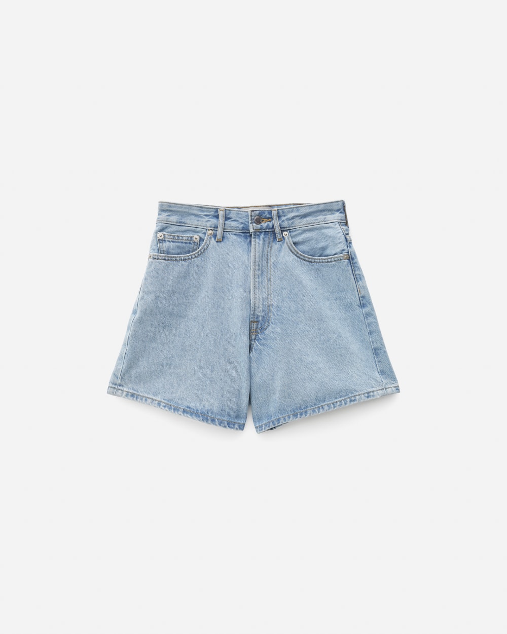 The A-Line Denim Short | Powder Blue - Image 4