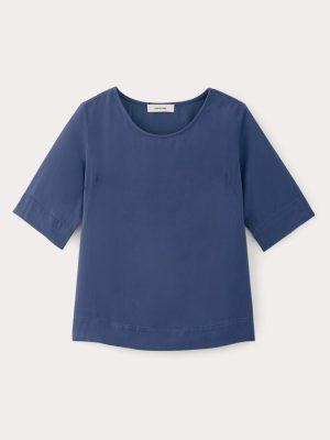 The Relaxed Tee in Buttersoft | Navy