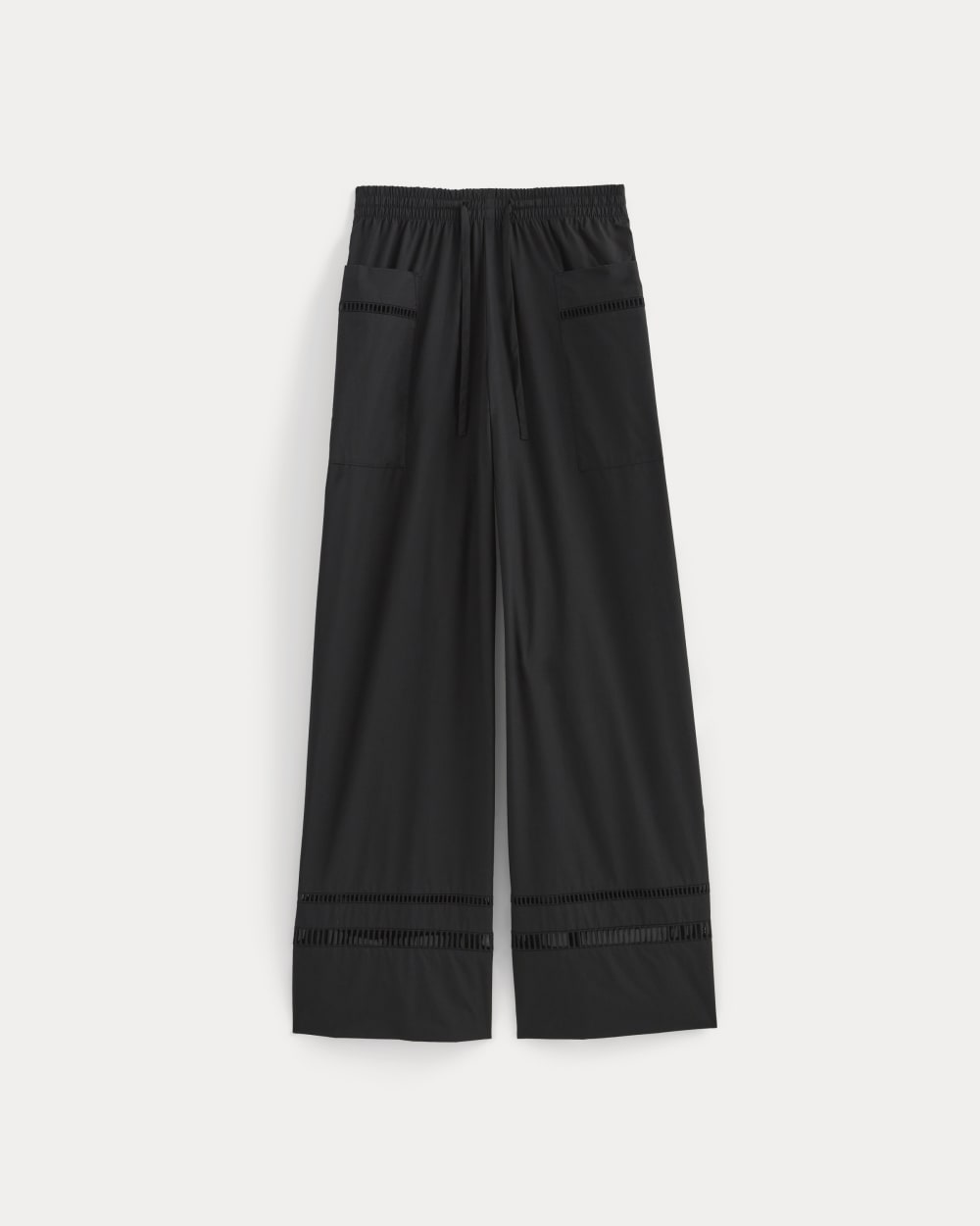 The Lace Trim Pant | Black - Image 2