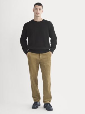 Wide Wale Corduroy Trouser | Aged Brass