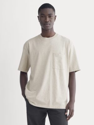 Oversized Classic Tee | Heathered Oatmeal