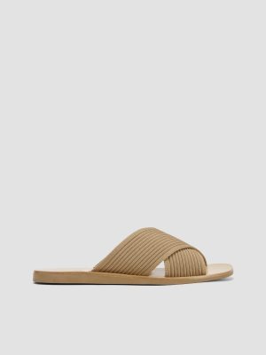 The Day Crossover Sandal | Caramel