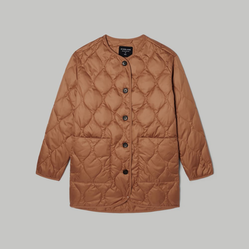 The Quilted Liner | Tawny Brown - Image 2