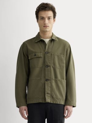 The Denim Utility Jacket | Garment-Dyed Kalamata