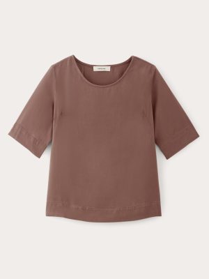 The Relaxed Tee in Buttersoft | Mocha