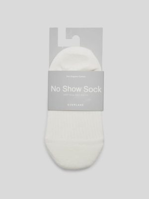The Organic Cotton No-Show Sock 3-Pack | White
