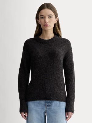 The Cocoon Crew in Alpaca | Heathered Black