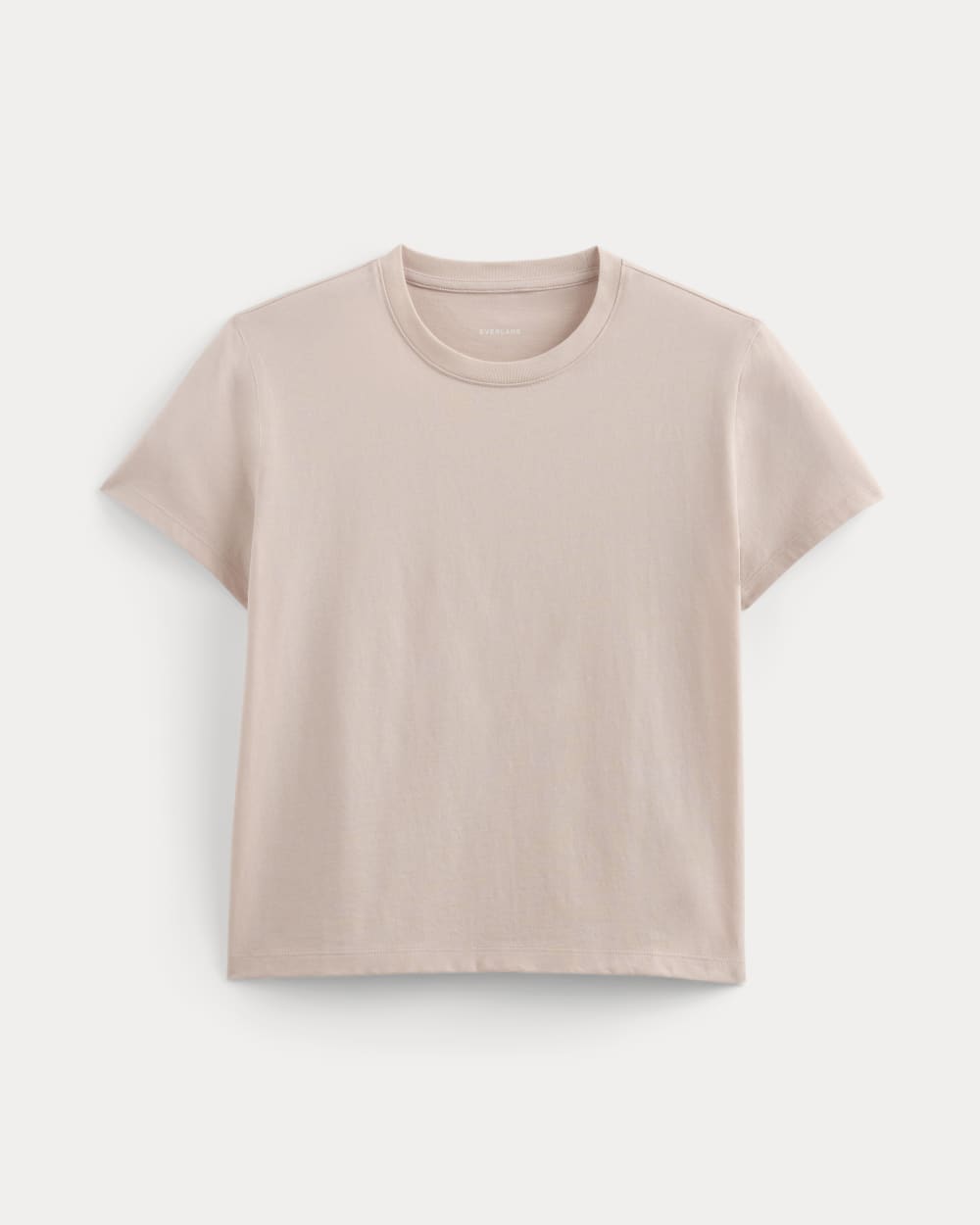 The Box-Cut Tee in Essential Cotton | Soft Rose | No Pocket - Image 2