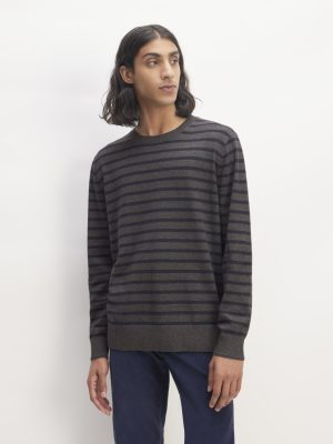 The No-Sweat Sweater | Uniform | Heathered Midnight / Heathered Ash