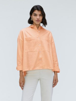 The Boxy Oxford | Apricot