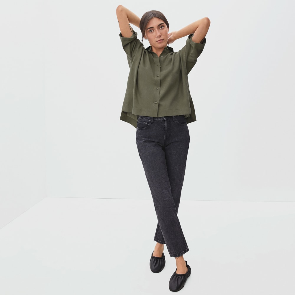 The Drapey Square Shirt | Kalamata - Image 4