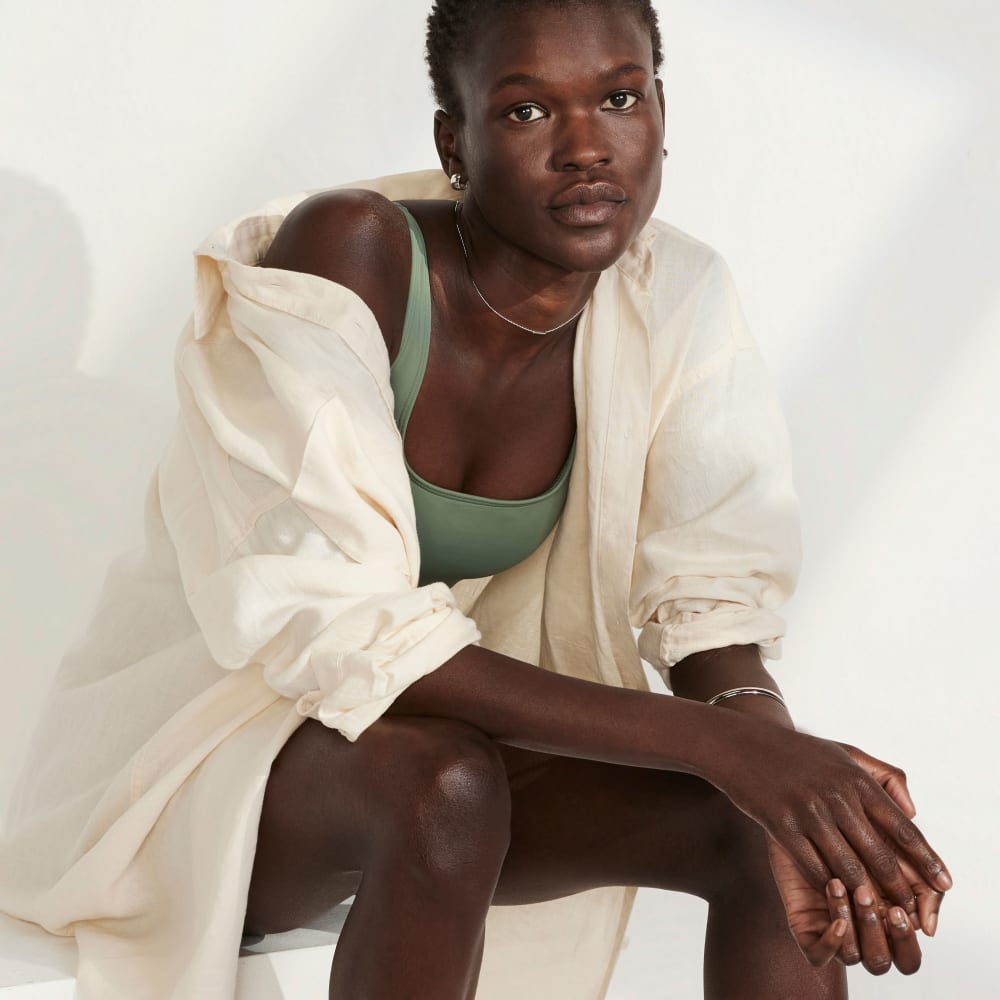 The Square-Neck One-Piece | Herb - Image 6