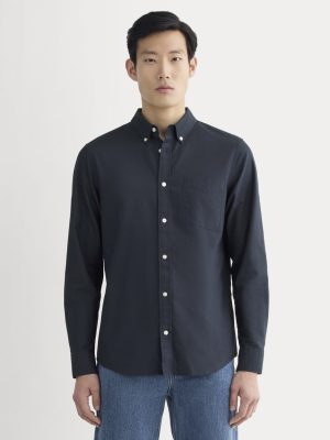 The Slim Oxford Shirt | Navy | Standard