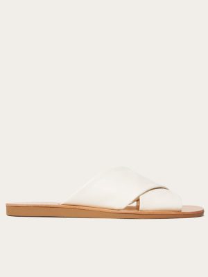The Day Crossover Sandal | Cream